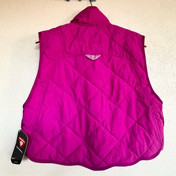 NWOT Free People Movement Quinn Quilted Puffer Vest - Sz Extra Small in Pink - Picture 8 of 9